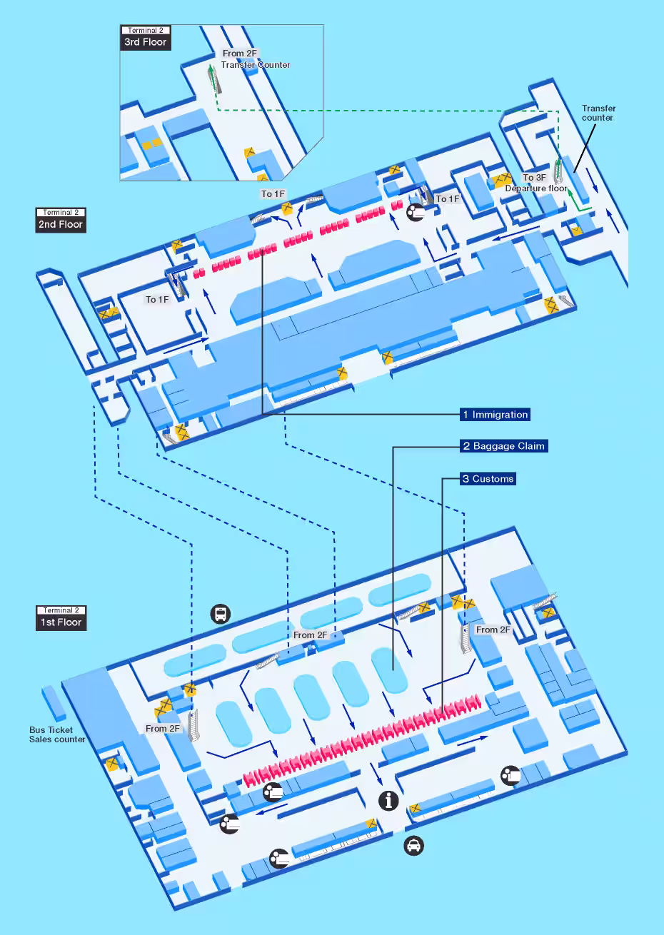 Emirates TPE Terminal Map