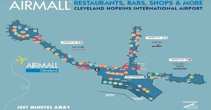Copa CLE Terminal Map