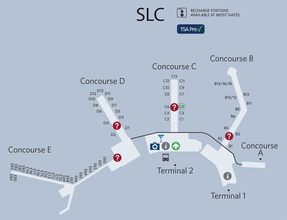 Copa SLC Terminal Map