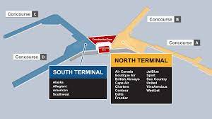 Spirit BNA Terminal Map