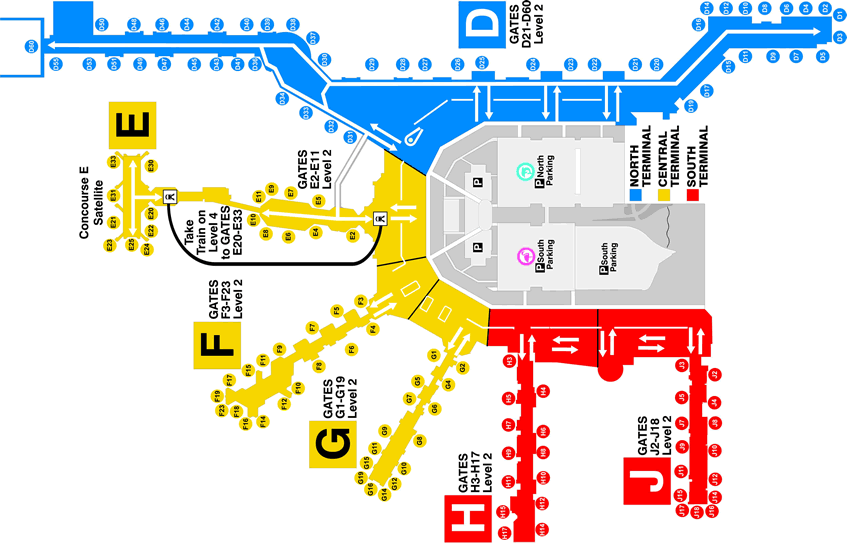 Qatar MIA Terminal Map