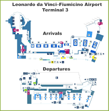 Royal Jordanian FCO Terminal Map