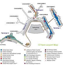 Royal Jordanian ORD Terminal Map