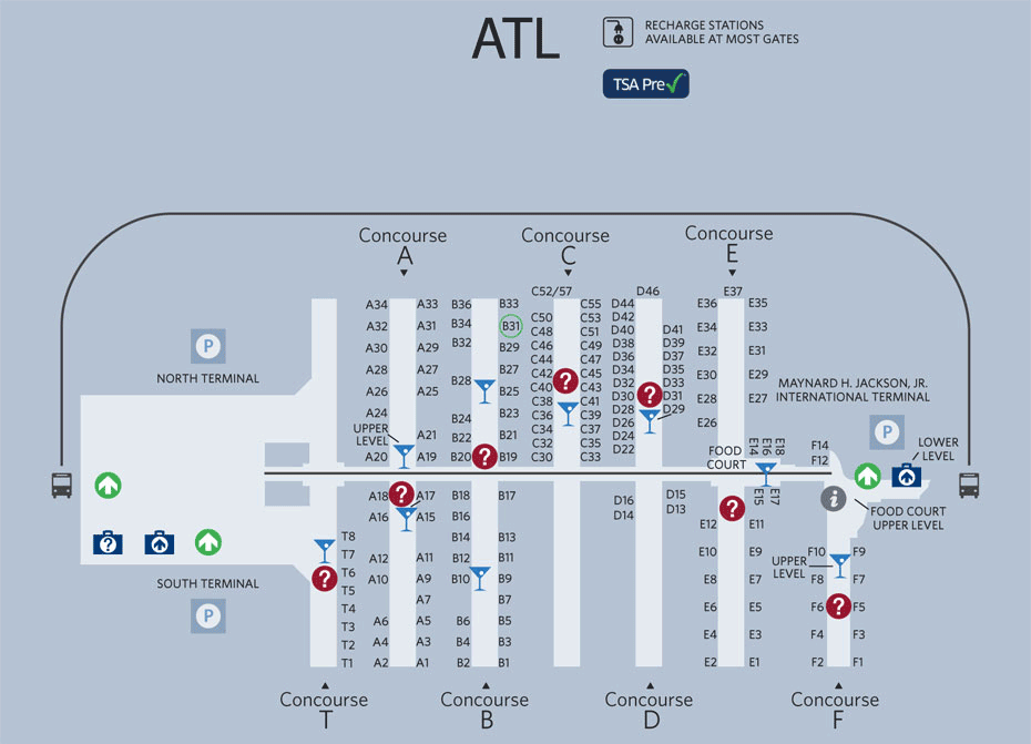 Qatar ATL Terminal Map