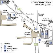 Qatar LGW Terminal Map