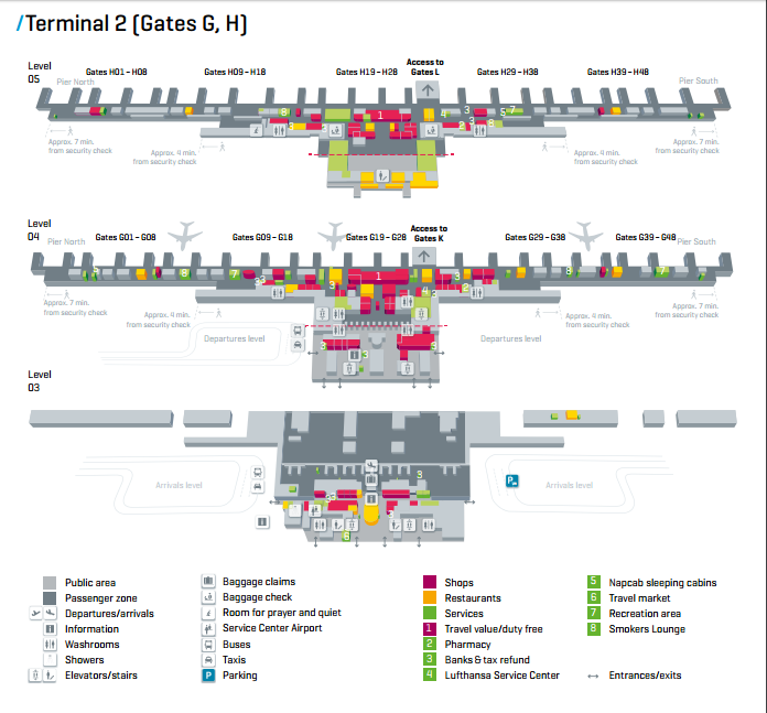 Qatar MUC Terminal Map