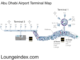 Qatar AUH Terminal Map