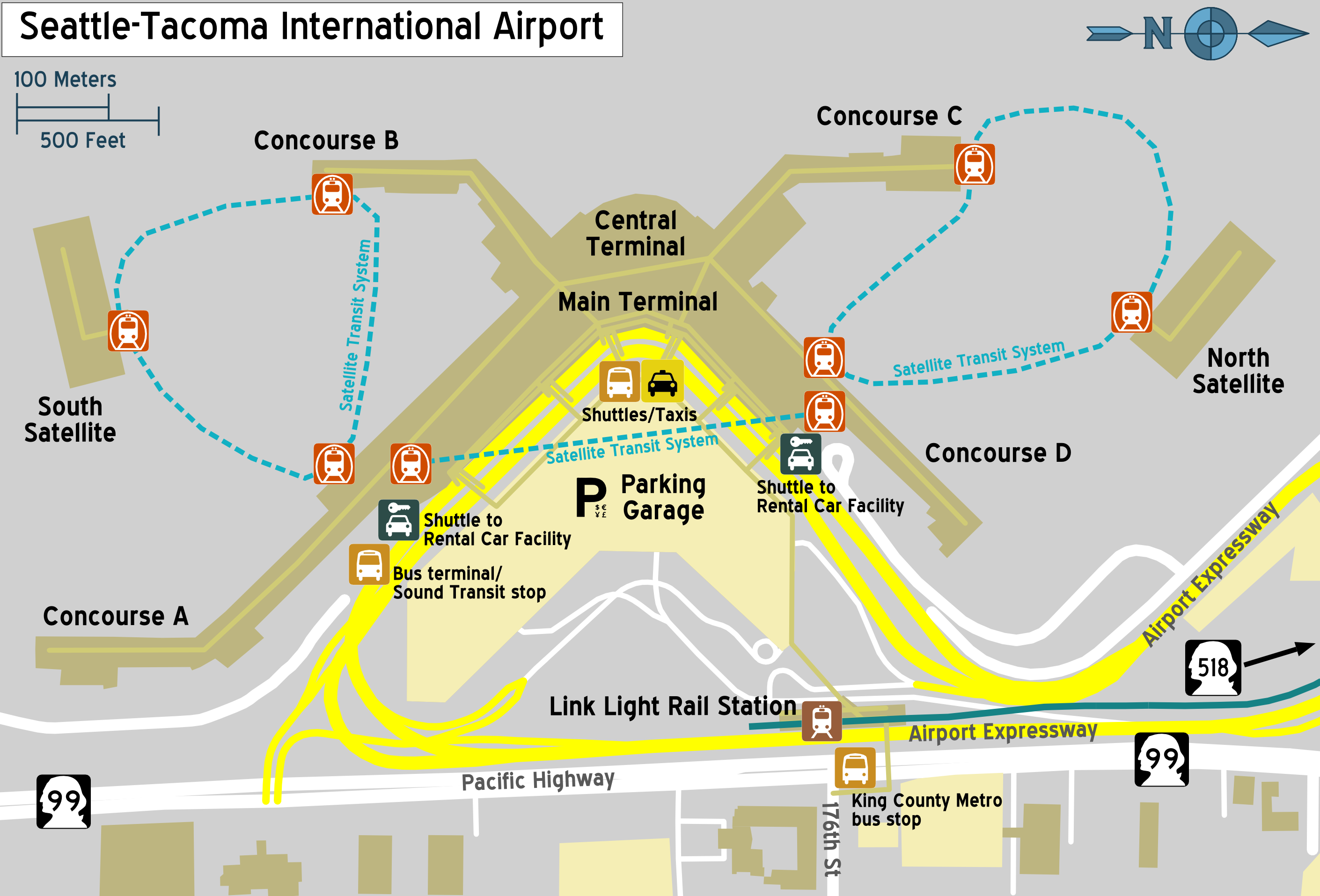 Qatar SEA Terminal Map