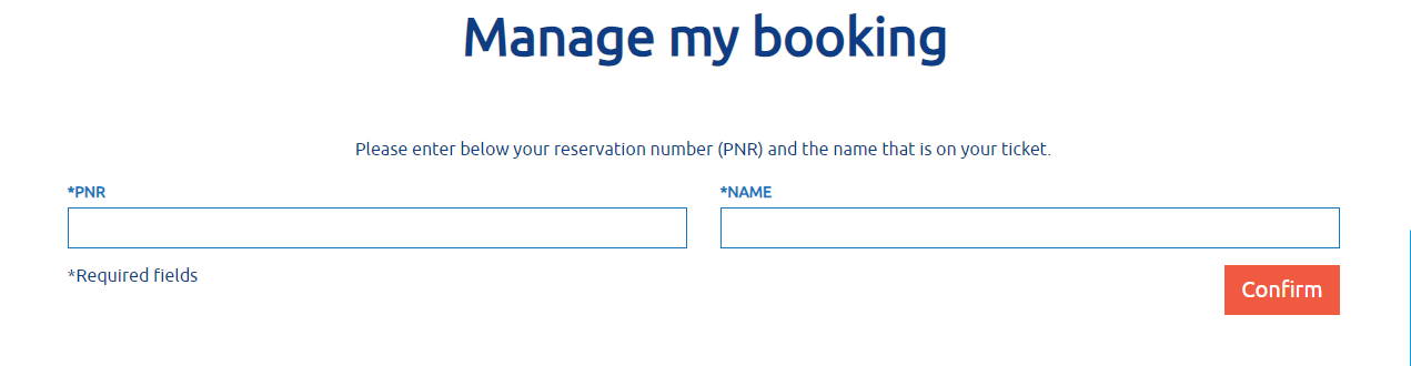air caraibes manage my booking