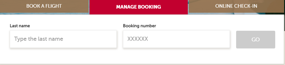 Royal Air Maroc Manage Booking