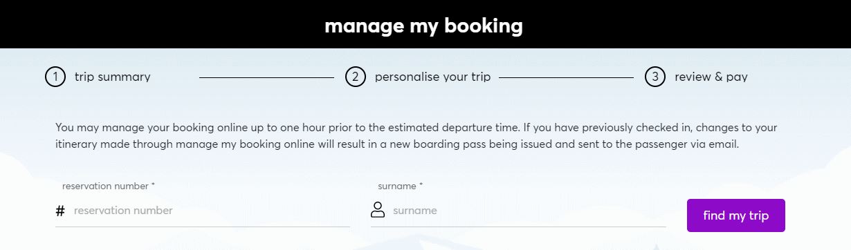 flyflair manage booking