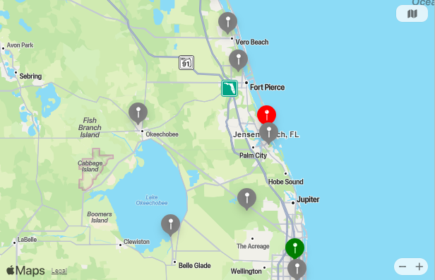 Map of Closest Airports Katy, Texas