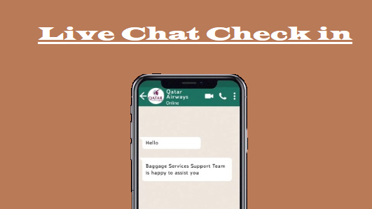 Qatar Airways Check-in via Live Chat