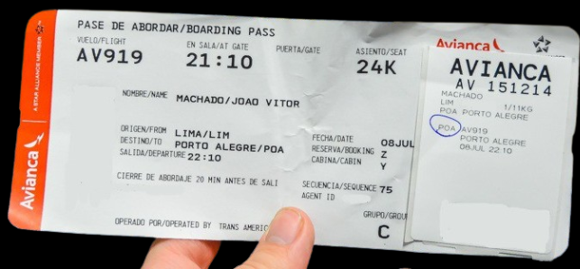 avianca airlines boarding pass