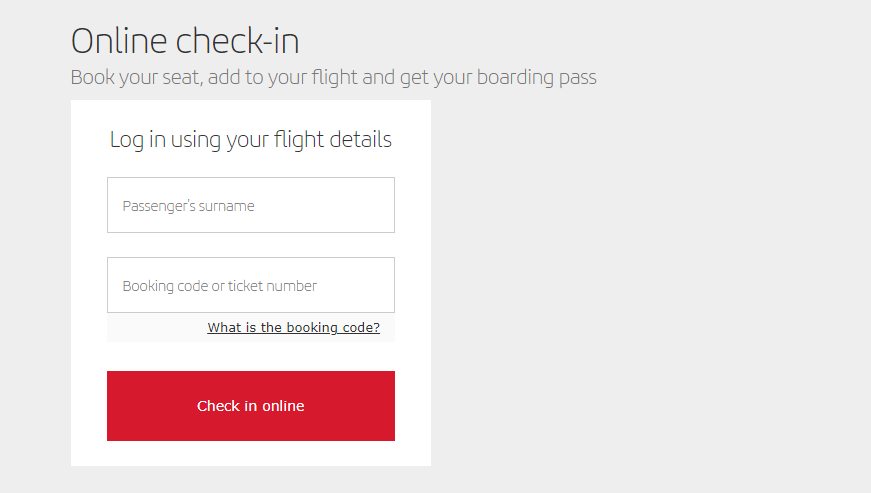Iberia Airlines Web Check In