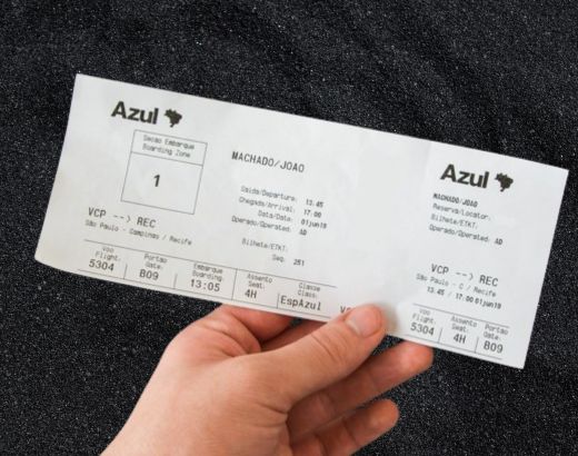 Azul Check In Boarding Pass