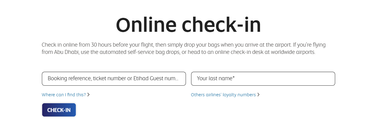 etihad check in online