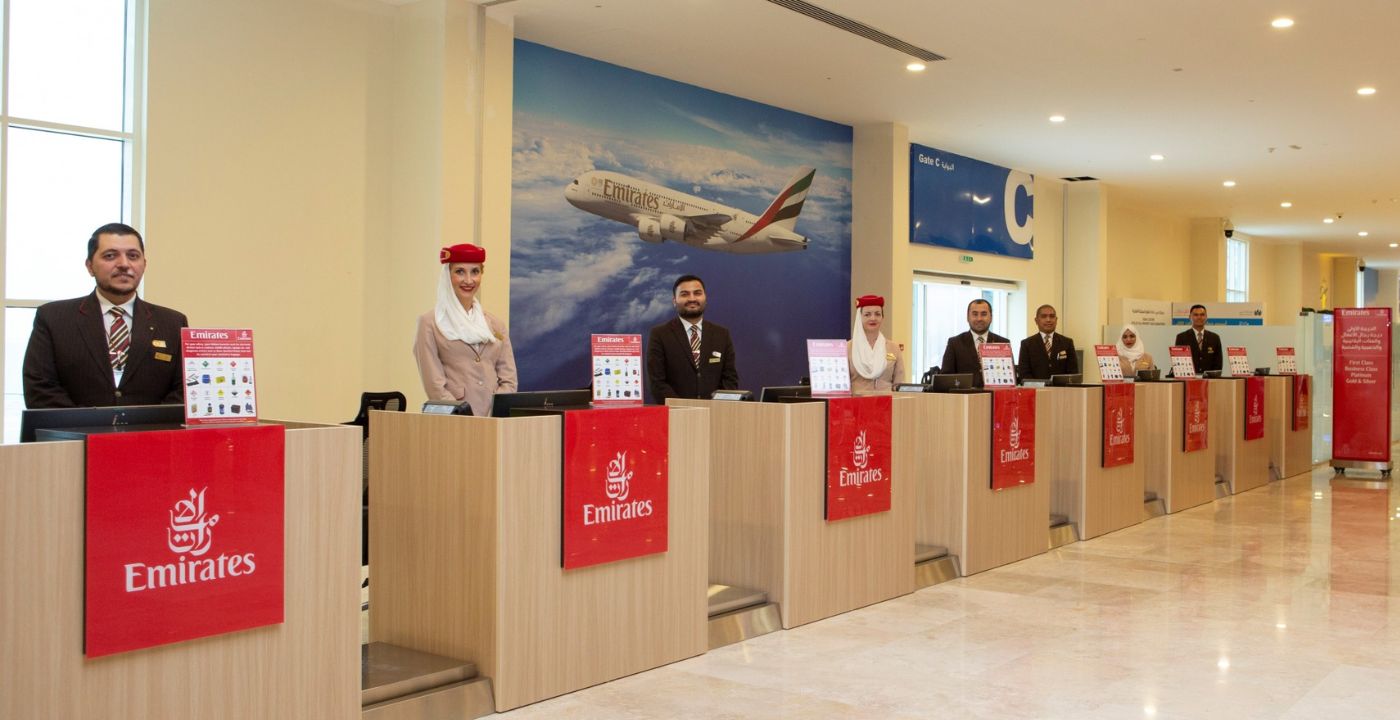 Emirates Check-In At Airport