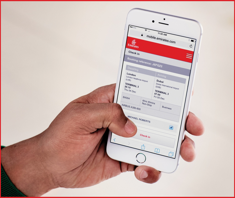 Emirates Check In Checkin Process, Time & Boarding Pass