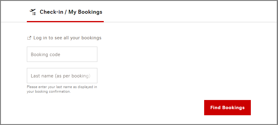 Swiss Airlines Online Check in