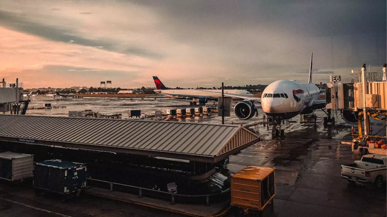 United Airlines Terminal at Brussels Airport