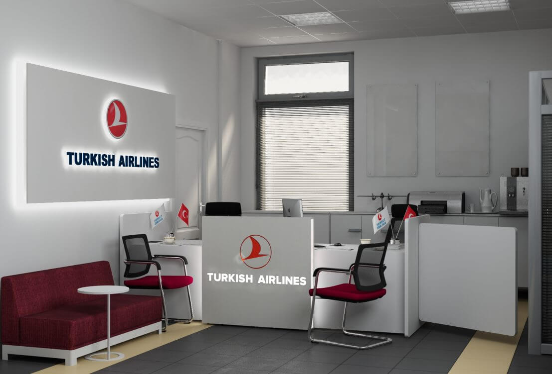 Turkish Airlines Office in Sarajevo, Bosnia and Herzegovina