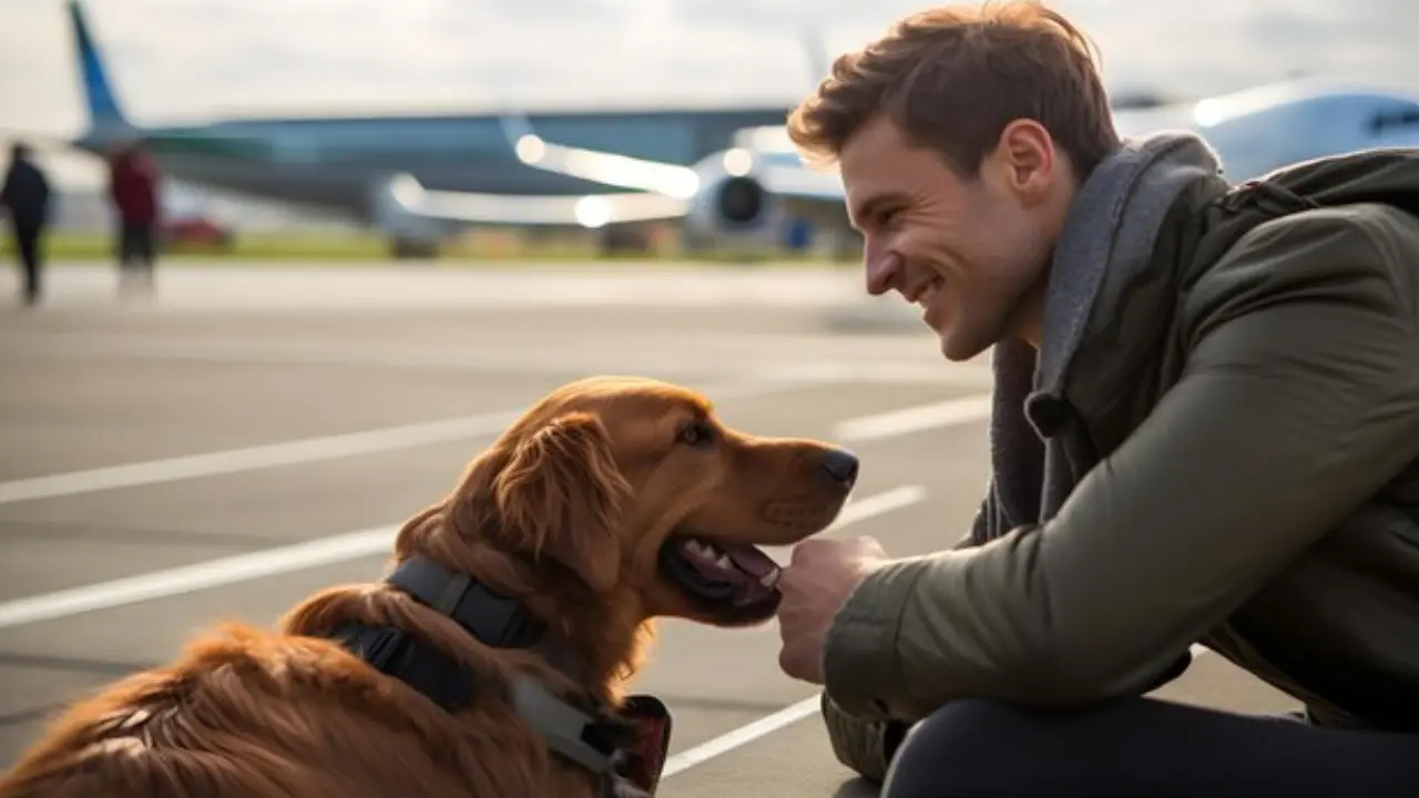 Airlines Allow Large Dogs in Cabins