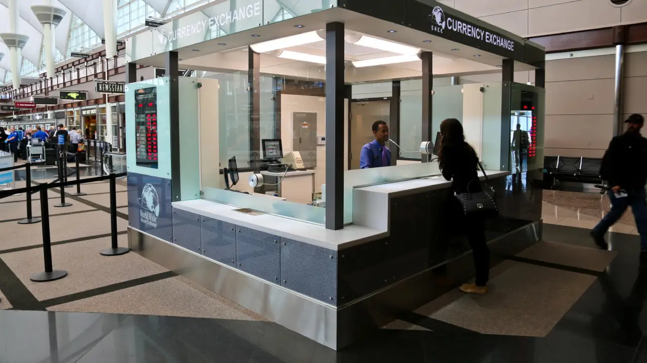 Currency Exchange at The Jeppesen Terminal