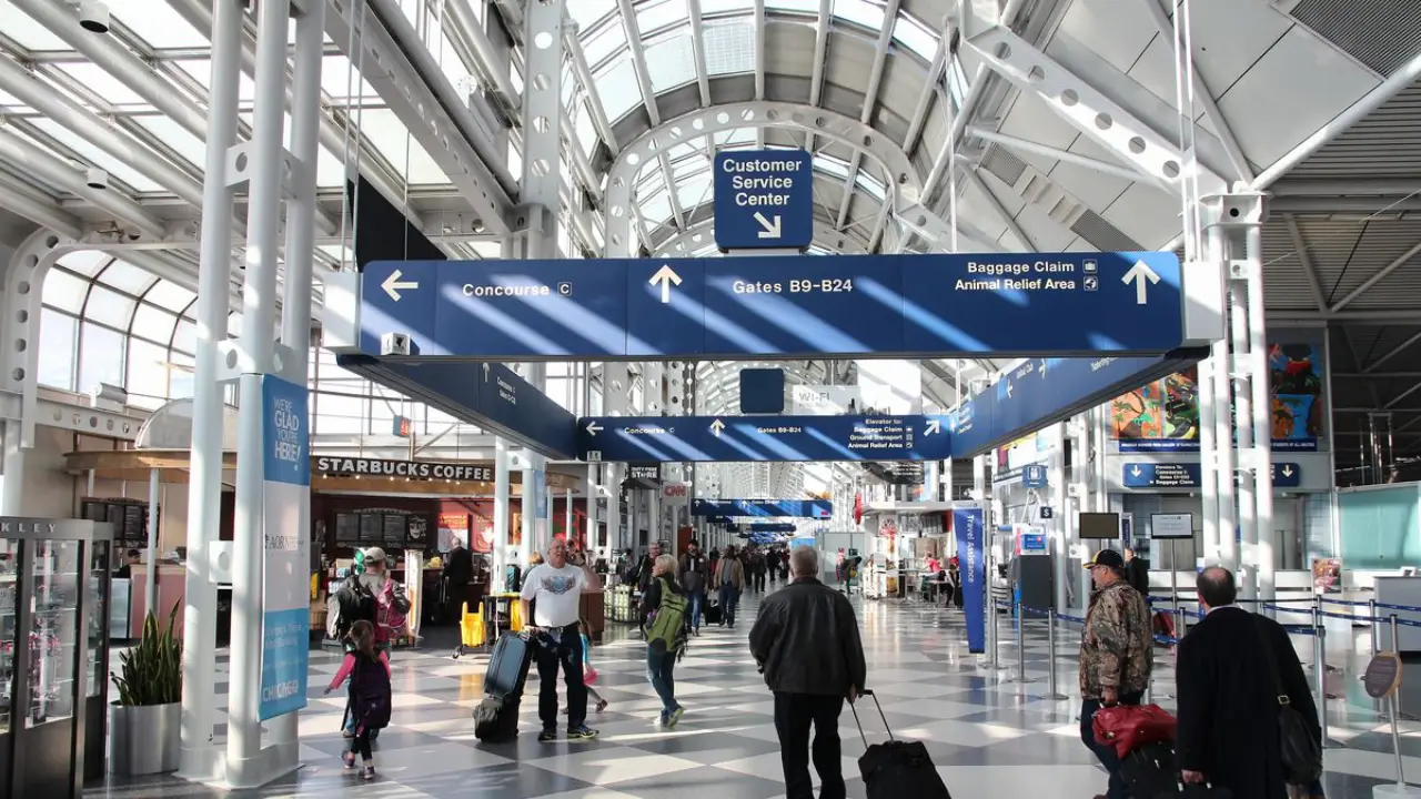 Chicago Ohare Terminal 1 Concourse & Gates
