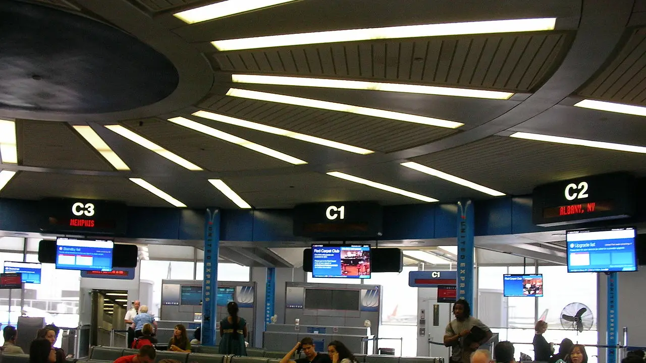 Gate at ORD Terminal 1