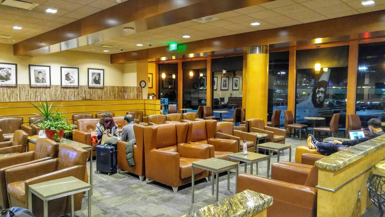 Alaska Lounge at LAX Airport