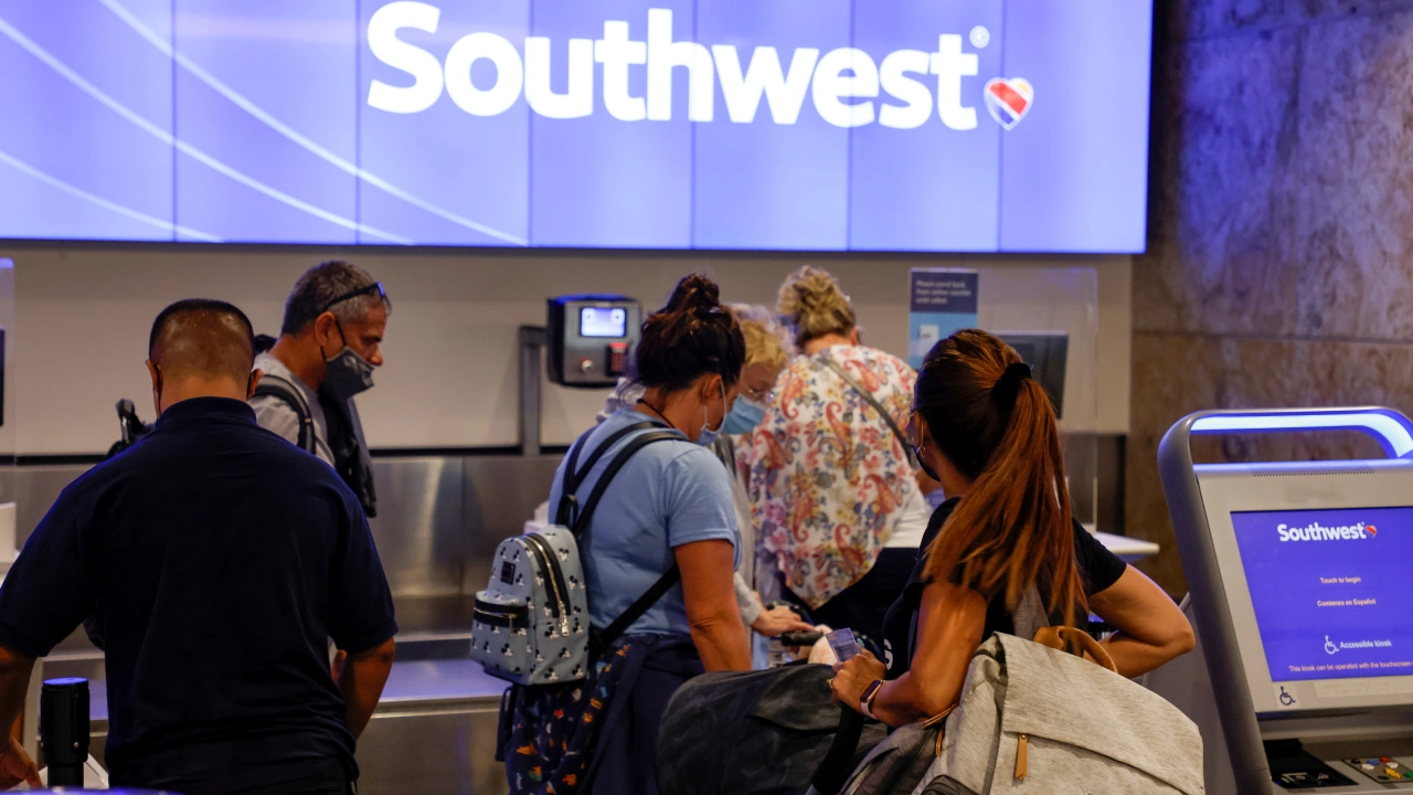 Service at Southwest Airline Airport Terminal