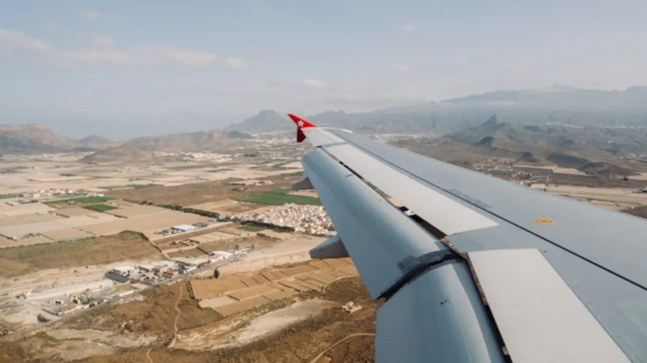 Airline Flying to Tenerife in Spain