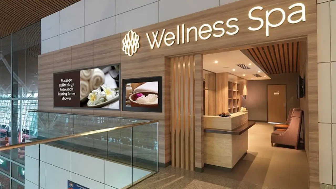 wellness salon at Hong kong airport