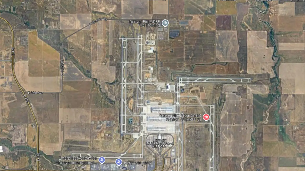Denver International Airport (DEN) Map