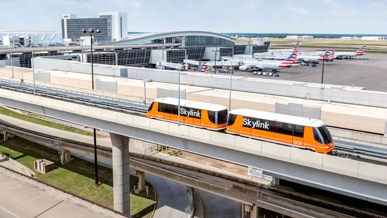 DFW Airport SkyLink Train