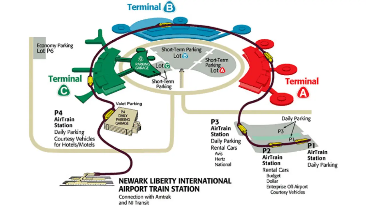Terminals at Newark Liberty International Airport (EWR)