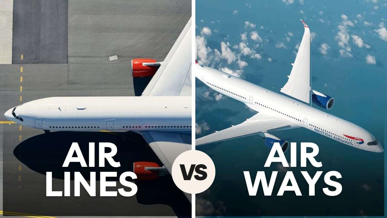 Difference Between Airlines and Airways