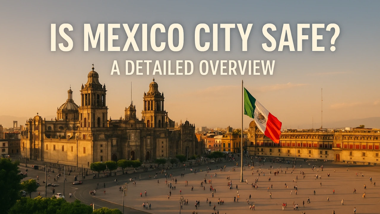Is Mexico City safe – travelers exploring a safe district