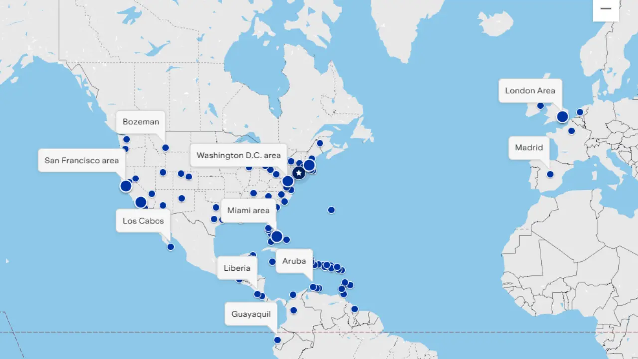 jetblue airways route map