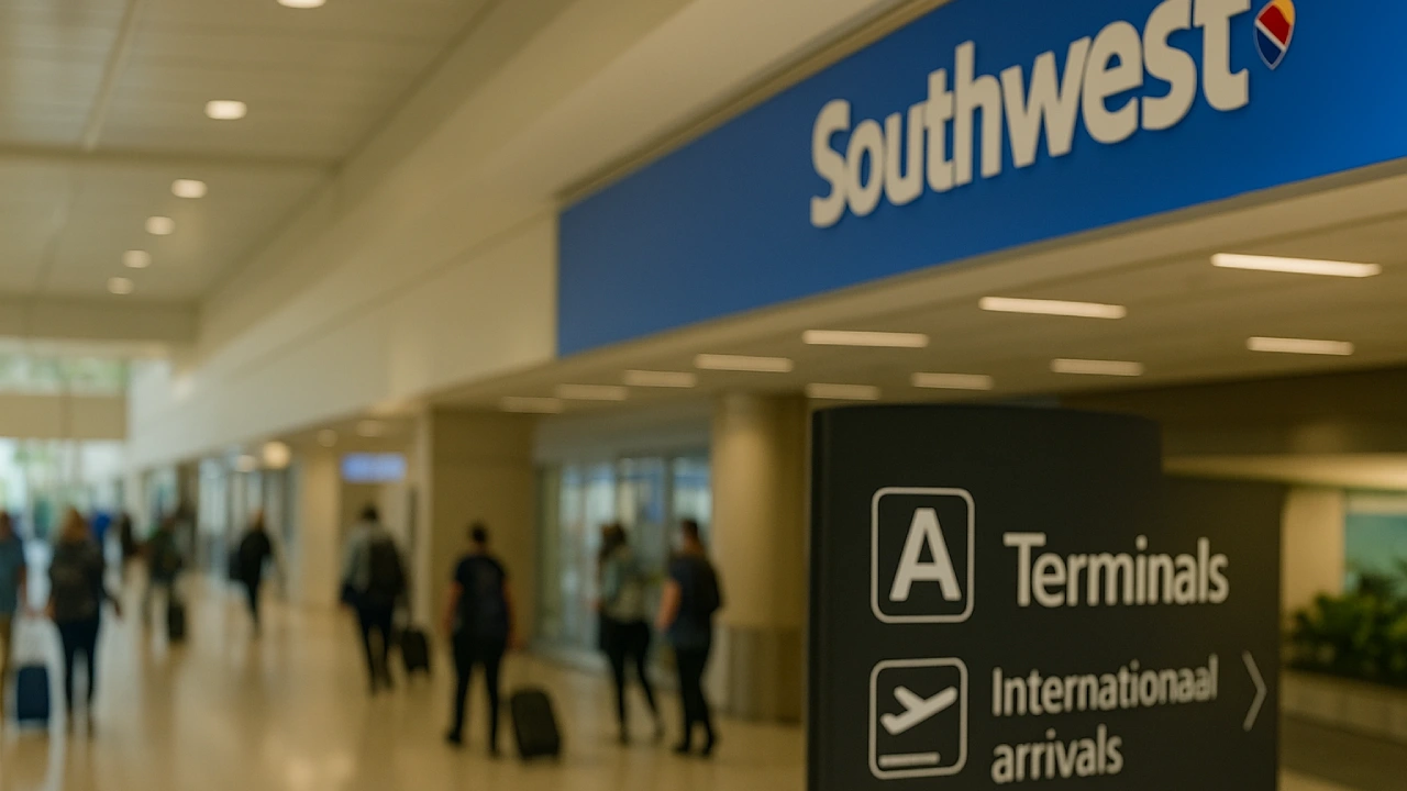 What terminal is Southwest at Orlando International Airport (MCO)