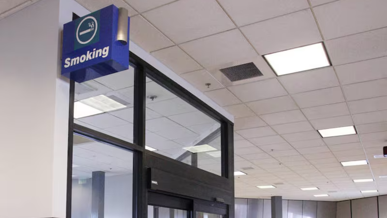 SEA Airport have Smoking Areas