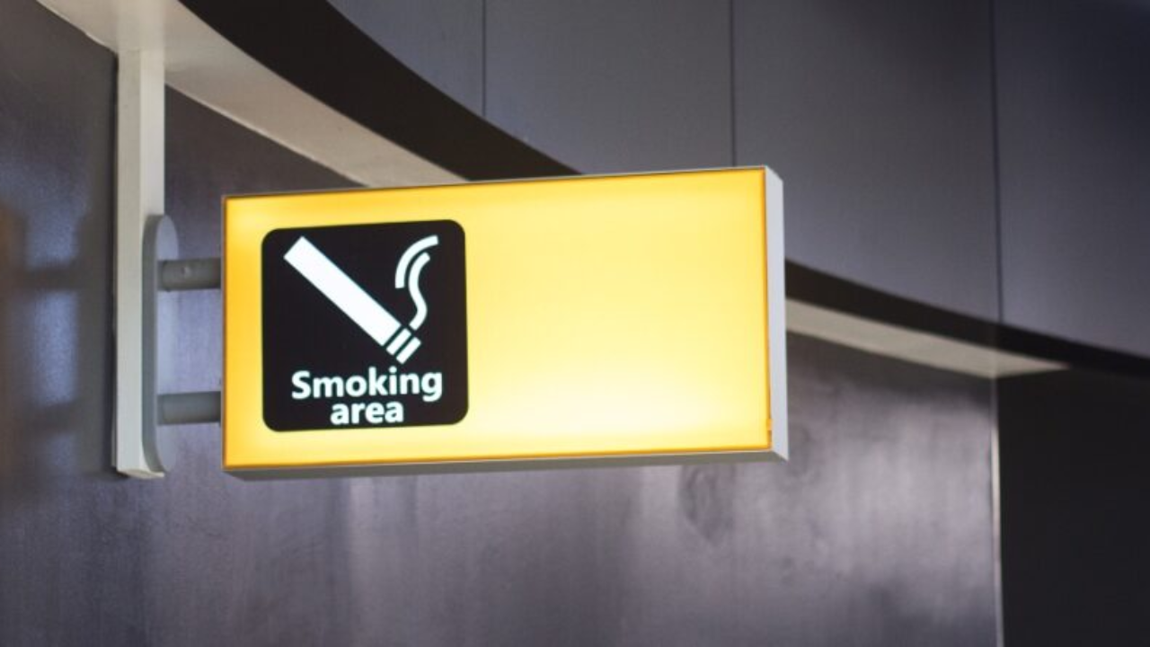Smoking Area at Philadelphia Airport