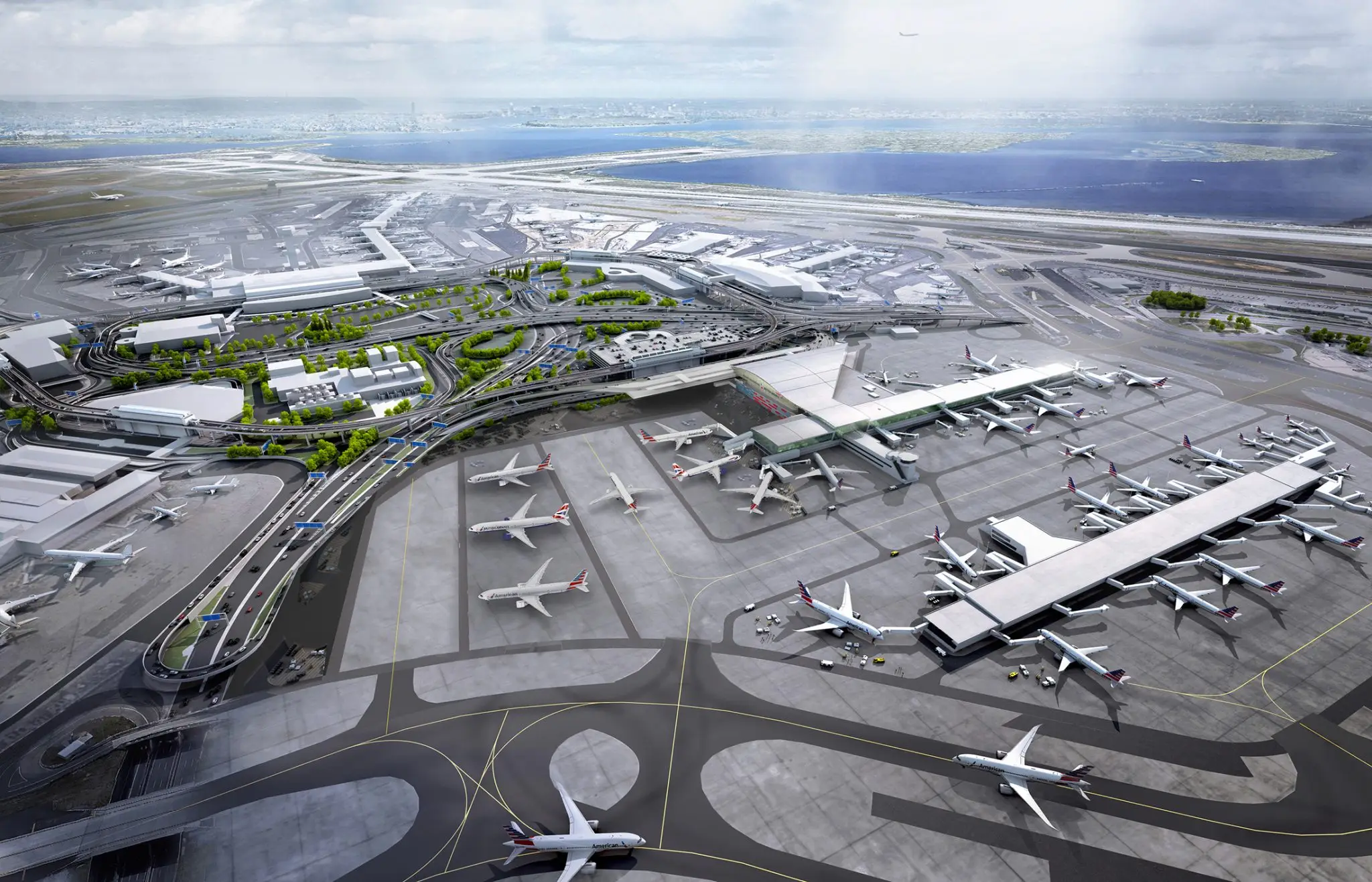 photos of JFK airport from Outside