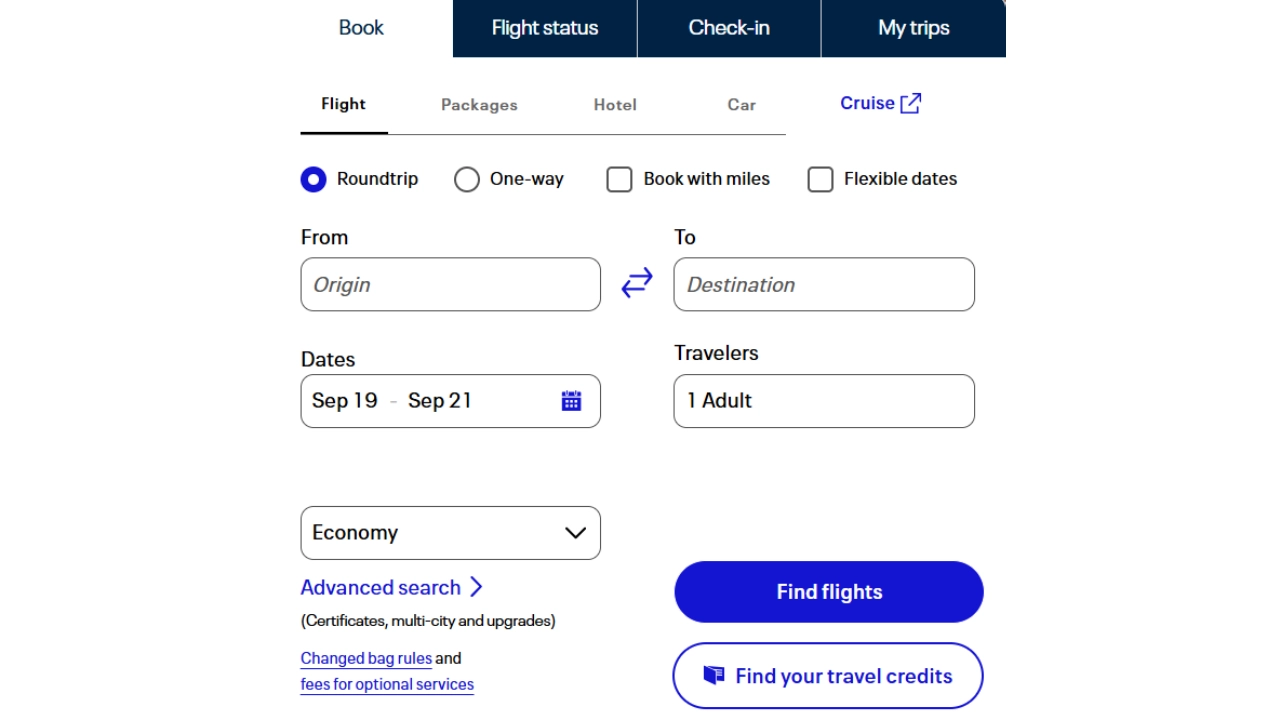Use official platforms, united.com