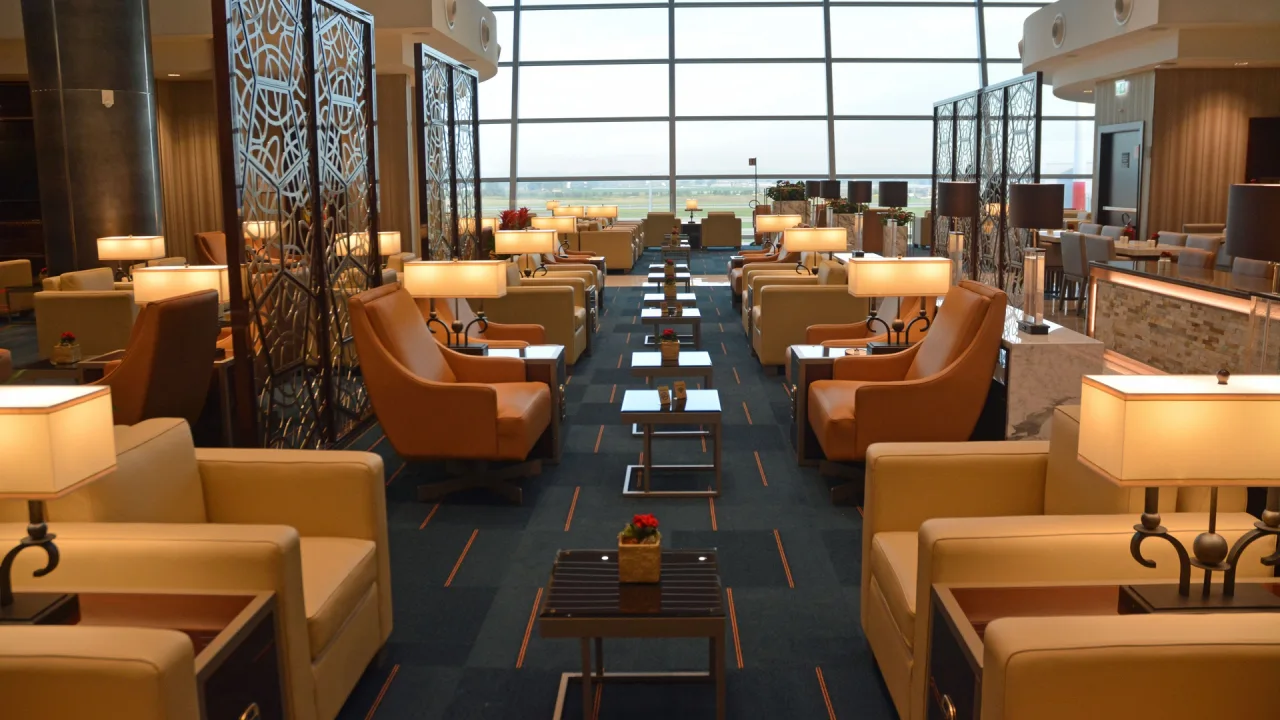 Emirates Lounge at San Francisco Airport