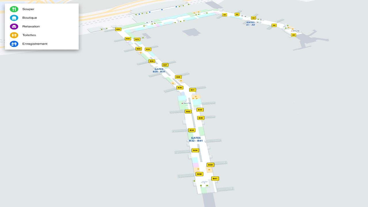 JFK Airport Terminal 4 Map