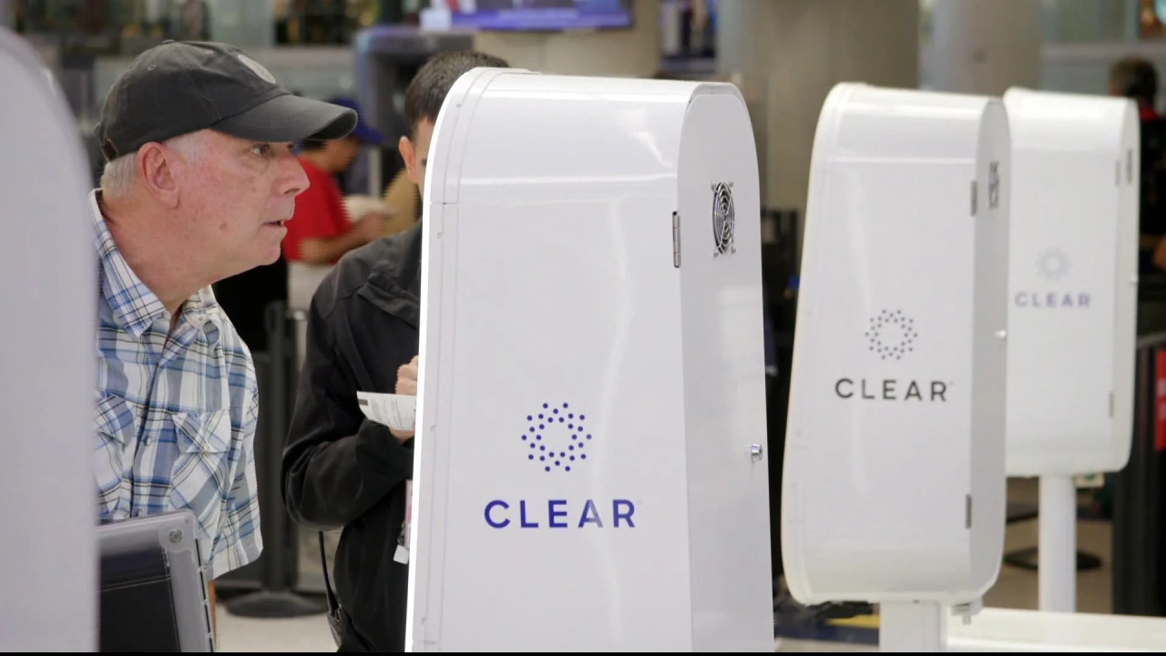 Traveler enrolling for CLEAR at MIA Airport