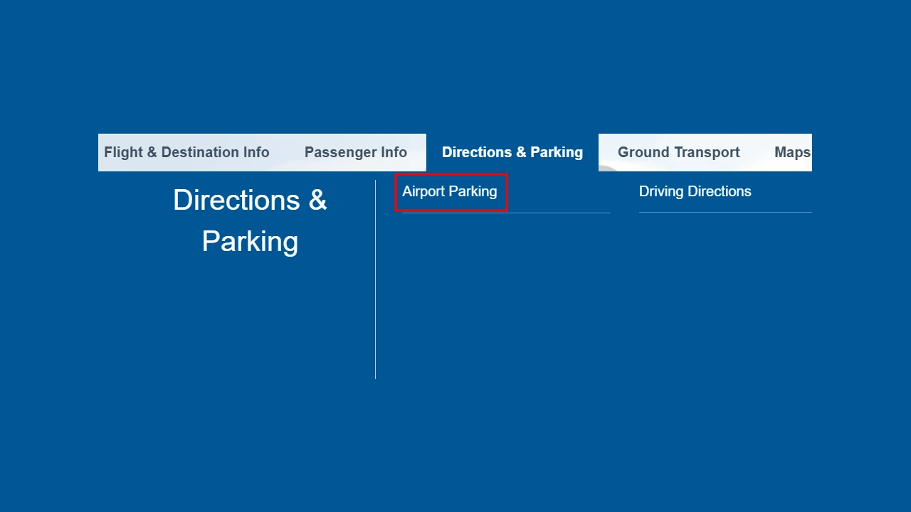 How to reserve parking at Miami International Airport step-by-step