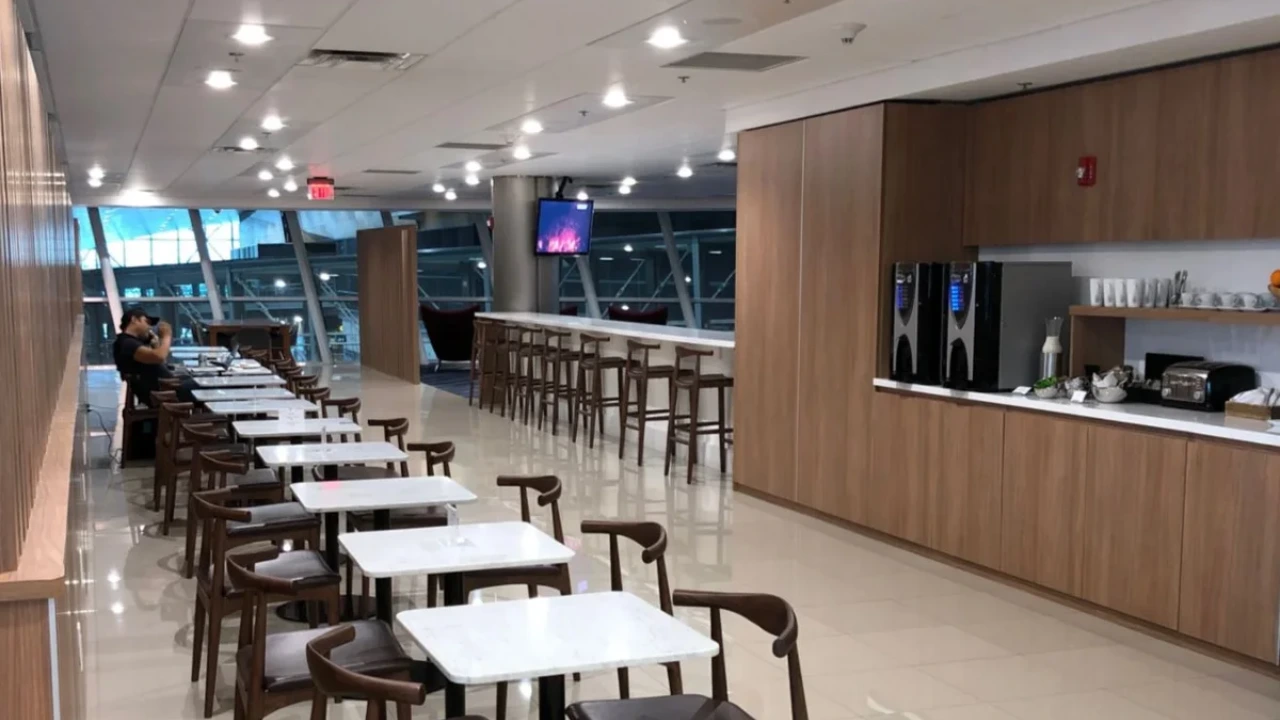 MIA Airport Lounge at Central Terminal seating area